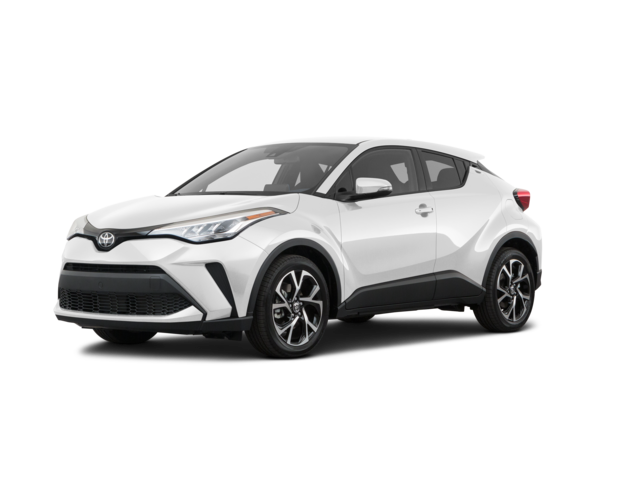 2020 Toyota C-HR XLE, front three-quarter view, paint 1 of 8