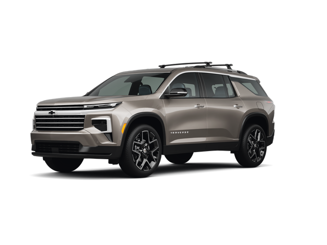 2026 Chevrolet Traverse High Country, front three-quarter view, paint 1 of 8