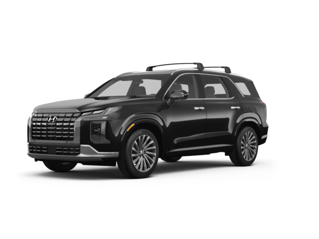 2024 Hyundai Palisade Calligraphy, front three-quarter view, paint 1 of 7