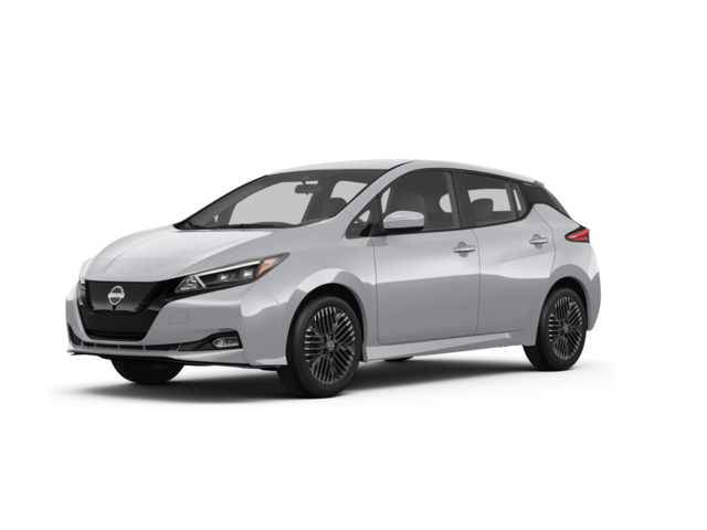 2024 Nissan Leaf SV PLUS, front three-quarter view, paint 1 of 8