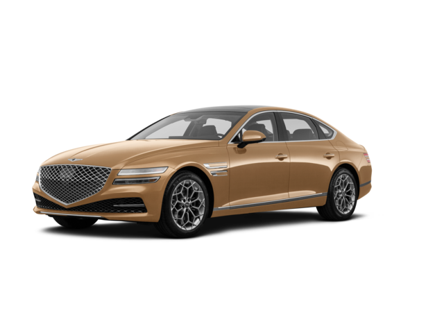2024 Genesis G80 2.5T, front three-quarter view, paint 1 of 8