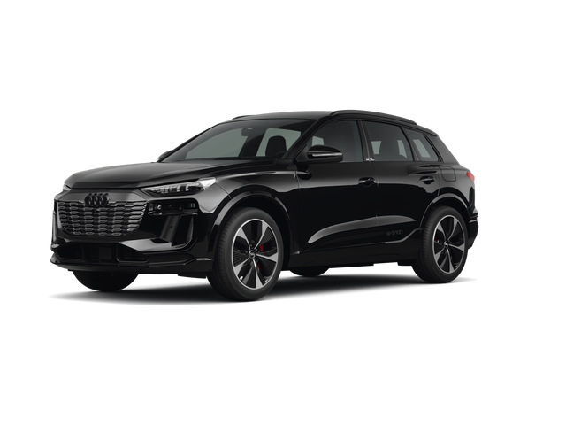 2025 Audi SQ6 e-tron Premium, front three-quarter view, paint 1 of 6