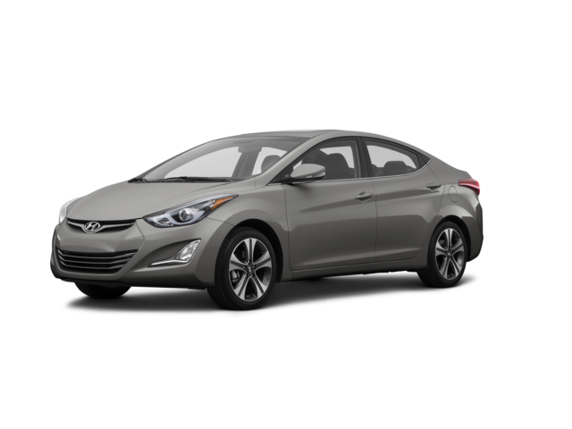 2015 Hyundai Elantra Limited, front three-quarter view, paint 1 of 8