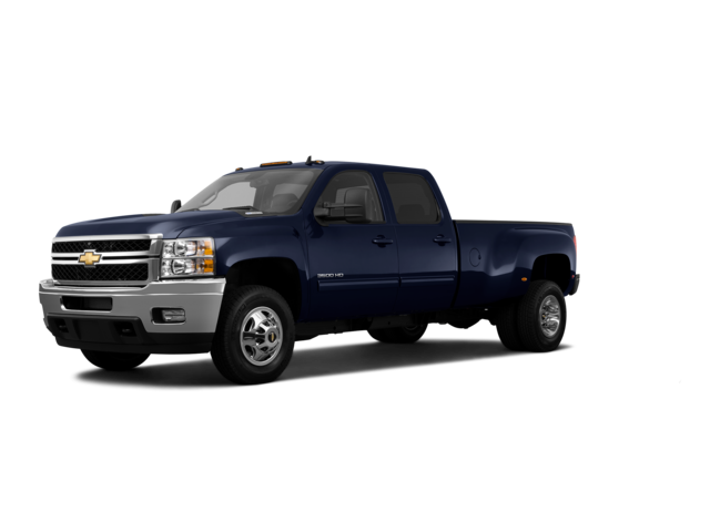 2011 Chevrolet Silverado 3500 HD LT, front three-quarter view, paint 1 of 8