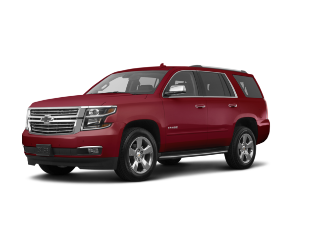 2017 Chevrolet Tahoe LS, front three-quarter view, paint 1 of 8