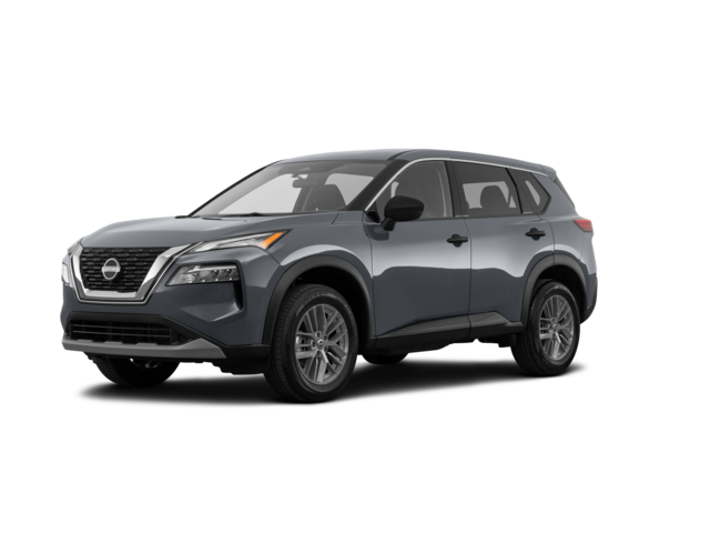 2023 Nissan Rogue S, front three-quarter view, paint 1 of 5