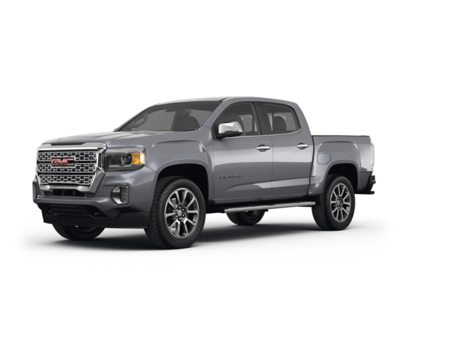 2022 GMC Canyon Denali, front three-quarter view, paint 1 of 7