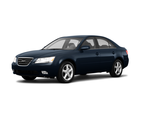 2010 Hyundai Sonata SE, front three-quarter view, paint 1 of 8