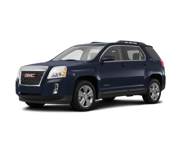2015 GMC Terrain SLT-1, front three-quarter view, paint 1 of 8