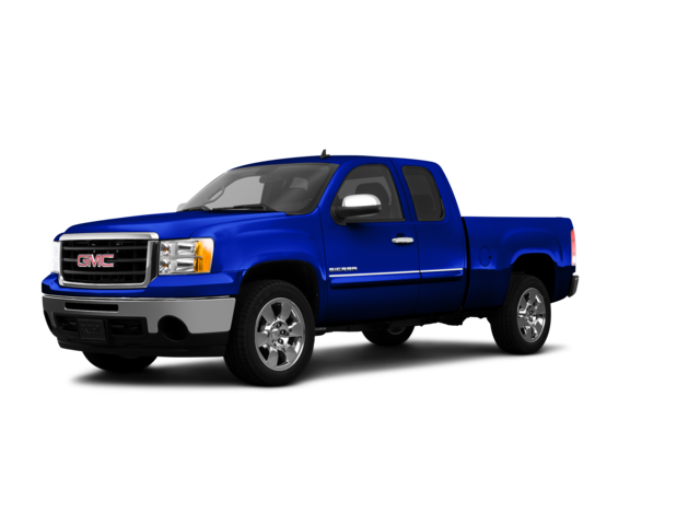 2010 GMC Sierra 1500 Base, front three-quarter view, paint 1 of 8