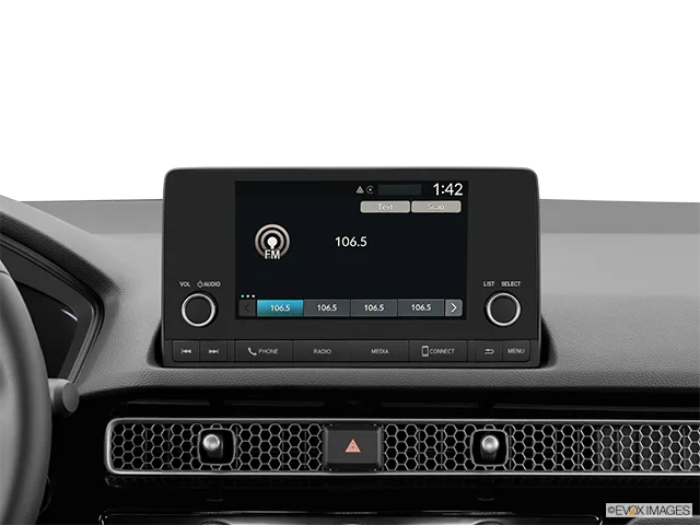 2026 Honda Civic Hatchback | Closeup of radio head unit