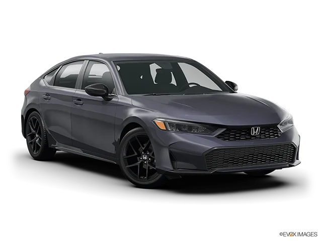 2026 Honda Civic Hatchback | Front passenger 3/4 w/ wheels turned