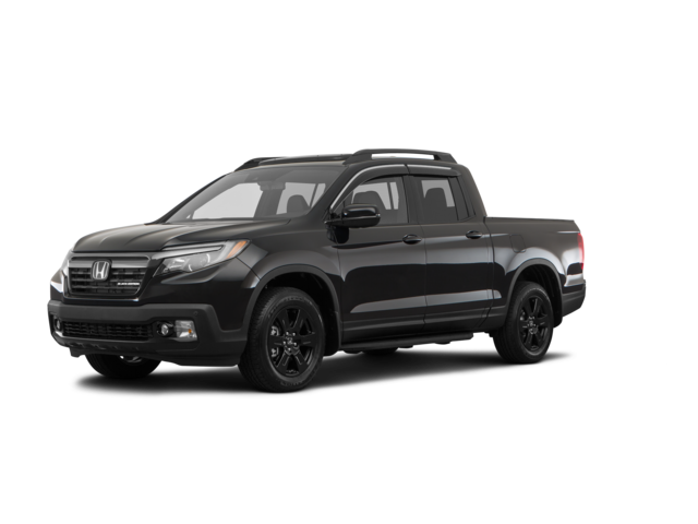 2018 Honda Ridgeline Black Edition, front three-quarter view, paint 1 of 8