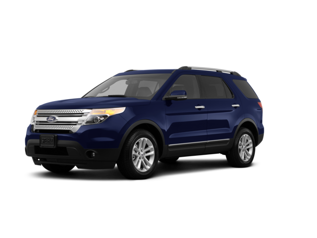 2012 Ford Explorer XLT, front three-quarter view, paint 1 of 8