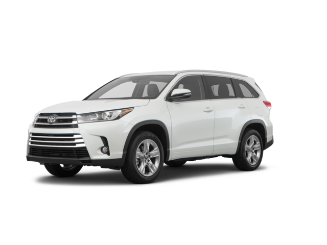 2017 Toyota Highlander Limited, front three-quarter view, paint 1 of 8