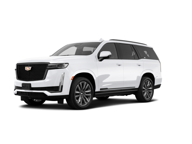 2023 Cadillac Escalade Sport, front three-quarter view, paint 1 of 8