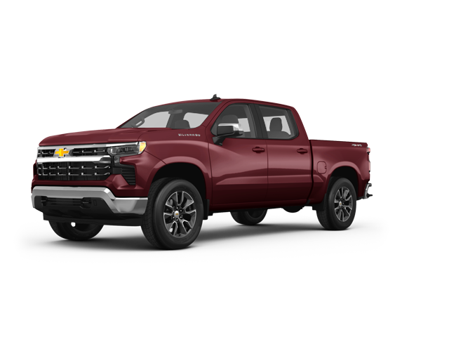 2025 Chevrolet Silverado 1500 LT Fleet, front three-quarter view, paint 1 of 8