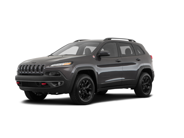 2018 Jeep Cherokee Limited, front three-quarter view, paint 1 of 8