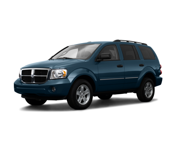 2009 Dodge Durango SE, front three-quarter view, paint 1 of 8