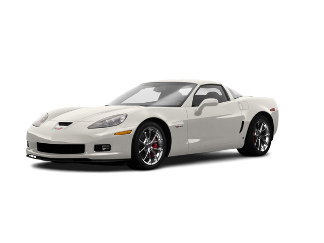 2009 Chevrolet Corvette Z06, front three-quarter view, paint 1 of 8