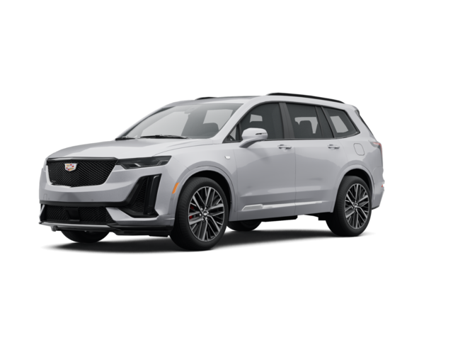 2024 Cadillac XT6 Sport, front three-quarter view, paint 1 of 7