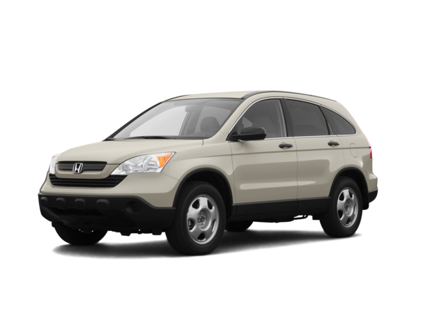 2007 Honda CR-V LX, front three-quarter view, paint 1 of 8