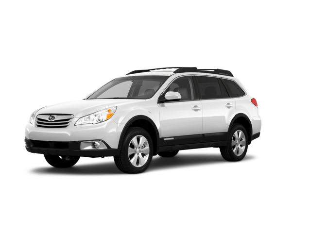2010 Subaru Outback 3.6R Premium, front three-quarter view, paint 1 of 8