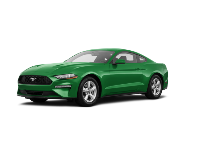2019 Ford Mustang GT Premium, front three-quarter view, paint 1 of 8