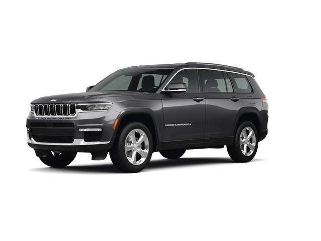 2024 Jeep Grand Cherokee L Limited, front three-quarter view, paint 1 of 7