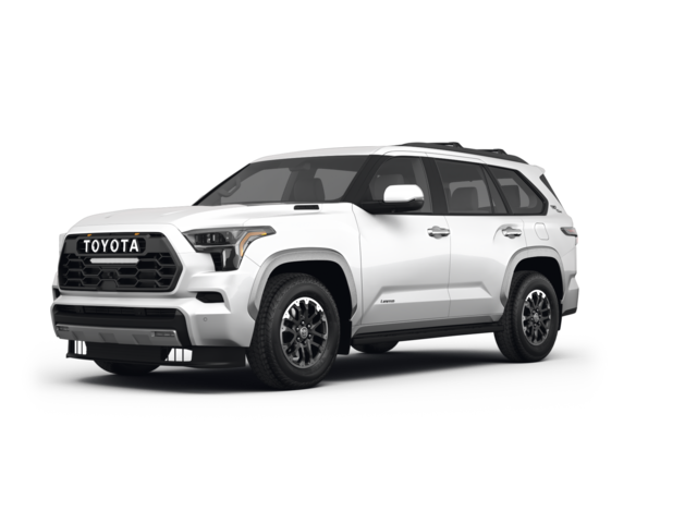2023 Toyota Sequoia Limited, front three-quarter view, paint 1 of 8
