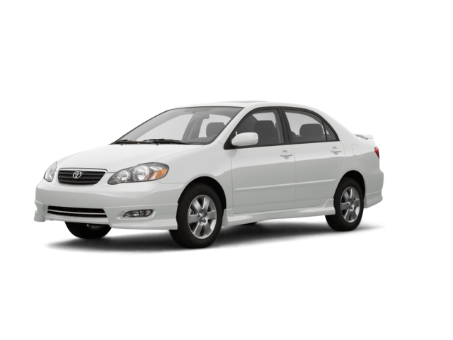 2007 Toyota Corolla S, front three-quarter view, paint 1 of 7