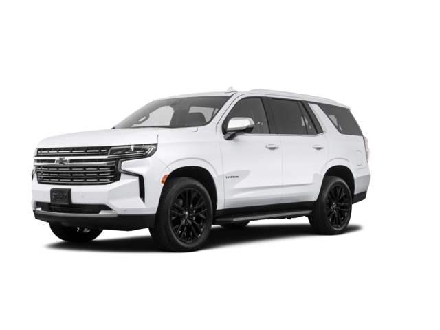2023 Chevrolet Tahoe Premier, front three-quarter view, paint 1 of 8