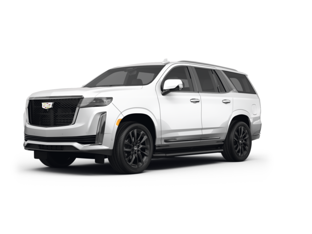 2021 Cadillac Escalade Sport Platinum, front three-quarter view, paint 1 of 8