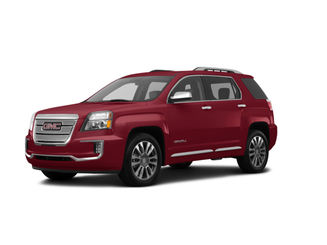 2017 GMC Terrain Denali, front three-quarter view, paint 1 of 8