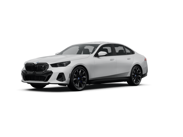 2025 BMW i5 eDrive40, front three-quarter view, paint 1 of 8