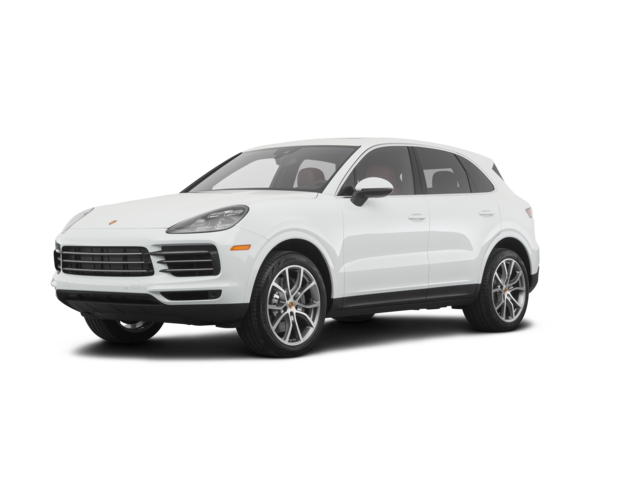 2019 Porsche Cayenne S, front three-quarter view, paint 1 of 8