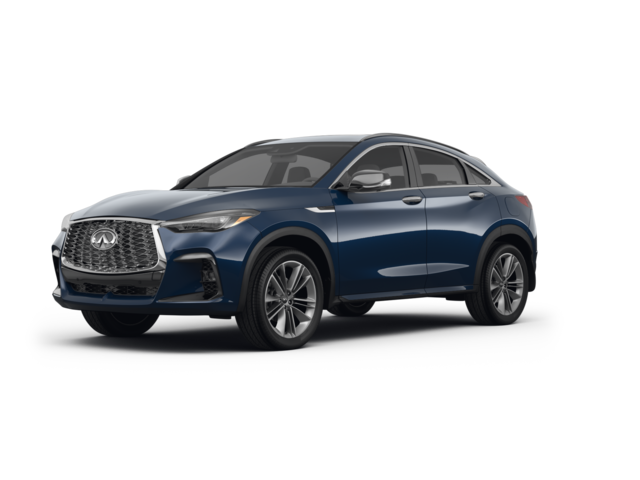 2023 INFINITI QX55 LUXE, front three-quarter view, paint 1 of 8