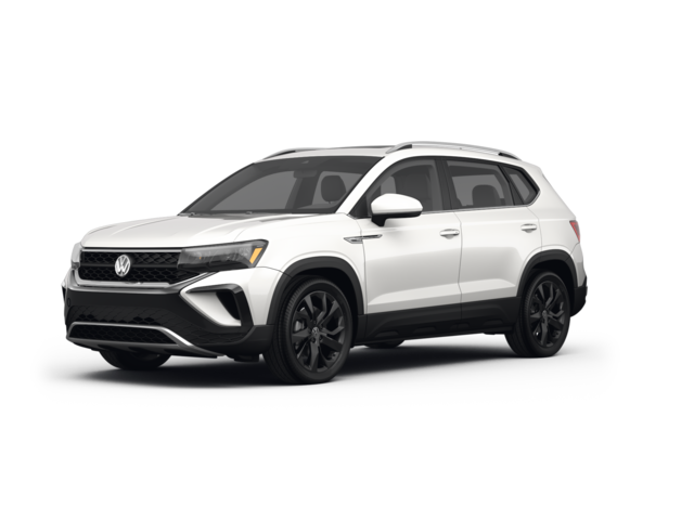 2022 Volkswagen Taos SE, front three-quarter view, paint 1 of 8
