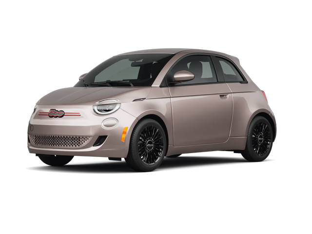2024 FIAT 500E (RED) Edition, front three-quarter view, paint 1 of 4