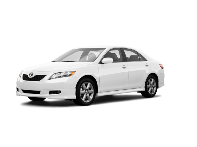 2009 Toyota Camry SE, front three-quarter view, paint 1 of 8