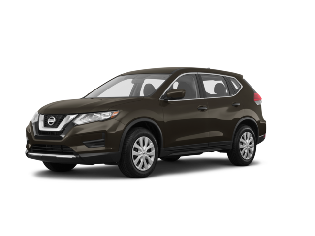 2017 Nissan Rogue S, front three-quarter view, paint 1 of 8