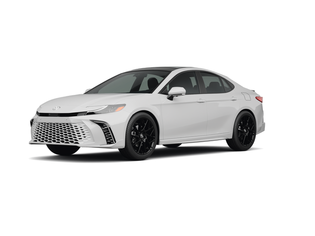 2025 Toyota Camry XSE, front three-quarter view, paint 1 of 8