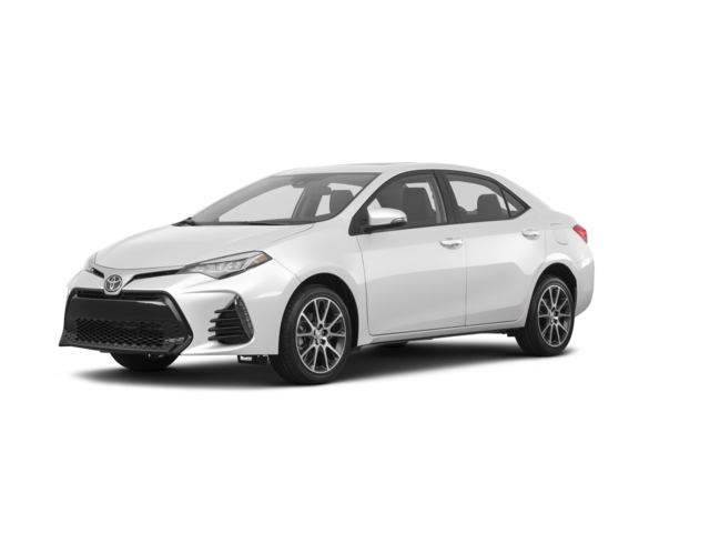 2017 Toyota Corolla SE, front three-quarter view, paint 1 of 8