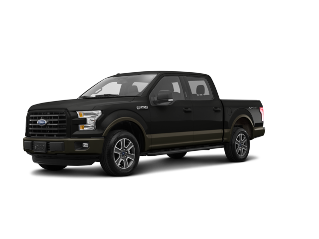 2016 Ford F-150 XLT, front three-quarter view, paint 1 of 8