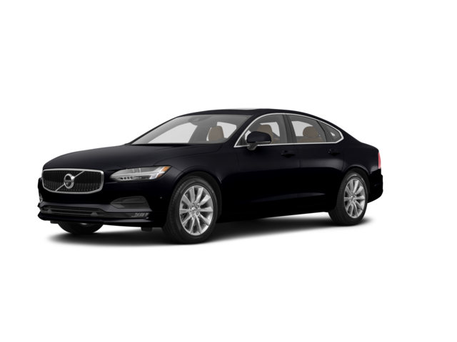 2017 Volvo S90 T6 Momentum, front three-quarter view, paint 1 of 8