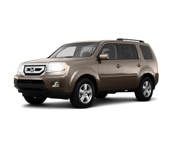 2010 Honda Pilot EX, front three-quarter view, paint 1 of 8