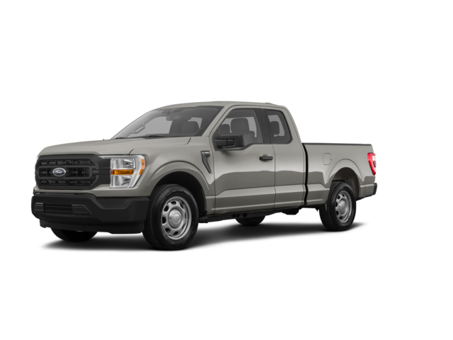 2022 Ford F-150 XL, front three-quarter view, paint 1 of 7
