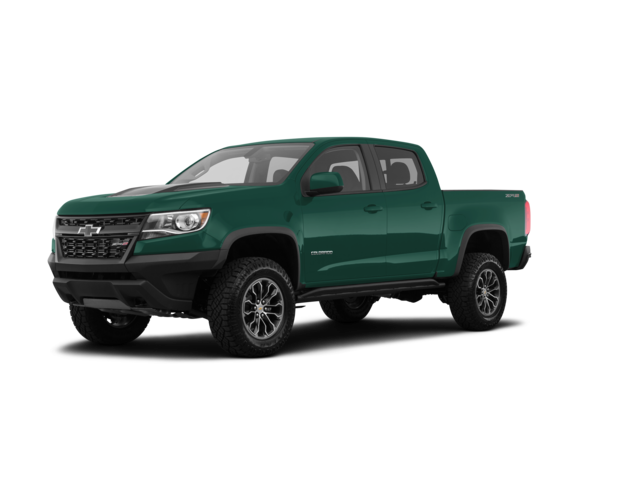 2017 Chevrolet Colorado ZR2, front three-quarter view, paint 1 of 8