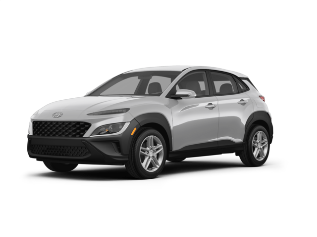 2022 Hyundai Kona SE, front three-quarter view, paint 1 of 8