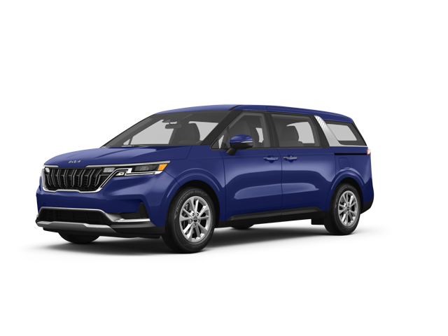 2024 Kia Carnival LX, front three-quarter view, paint 1 of 3